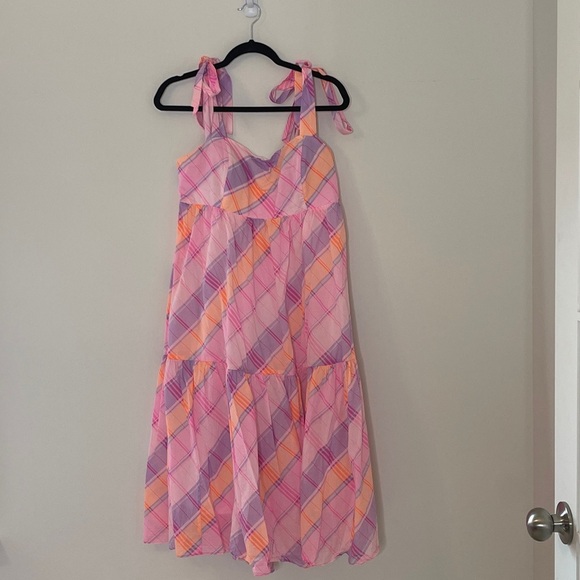 Lilly Pulitzer Pink Plaid Dress - Picture 5 of 7